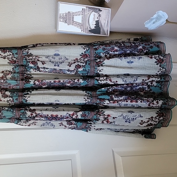 NWT Anthropologie Bhanuni  Madera Maxi Dress 4 - Picture 5 of 11